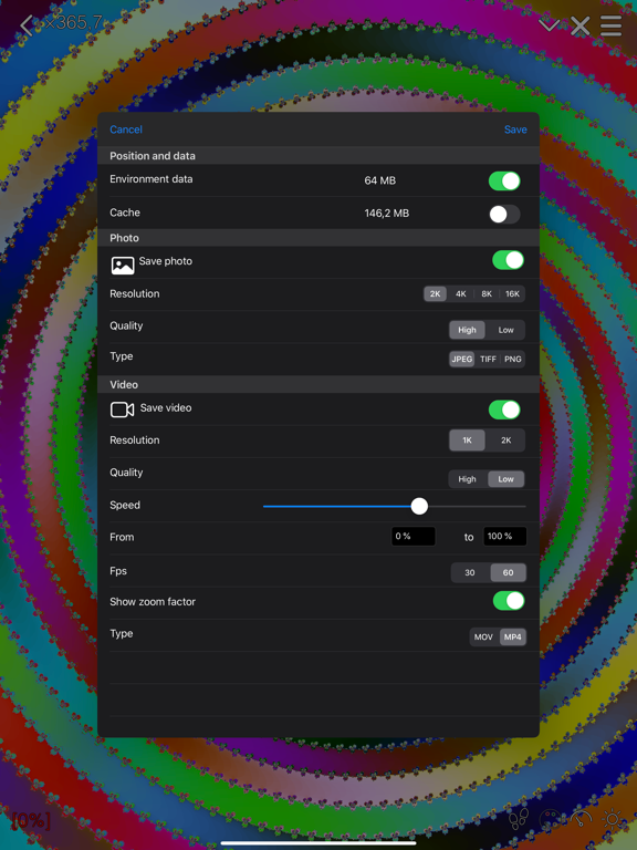 Screenshot #6 pour Retinamandelbrot