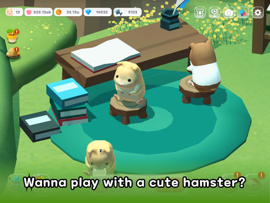 Hamster Village iPad app afbeelding 3