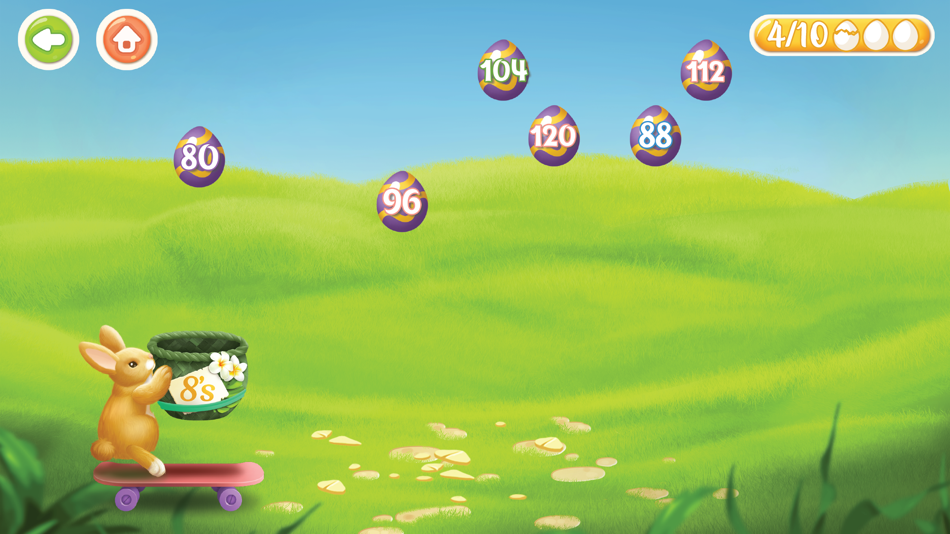 #3. Bunny Skip Count (iOS) 来自: Peak Rainbow
