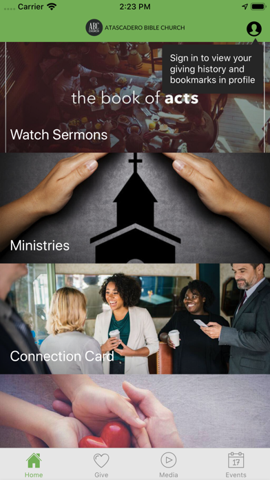 Atascadero Bible Church Screenshot
