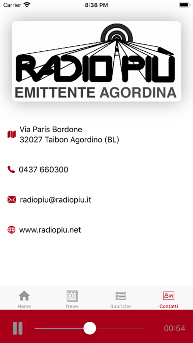 Radio Più Emittente Agordina Screenshot