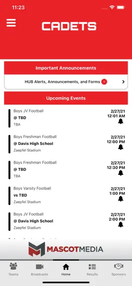 Game screenshot Eisenhower Cadets Athletics apk