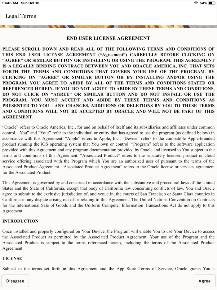 Oracle WMS Cloud Mobile