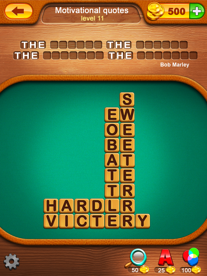 Word puzzle games and crossword