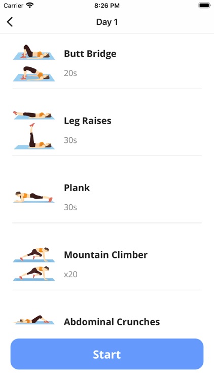 30 Day Workout Fitness at Home