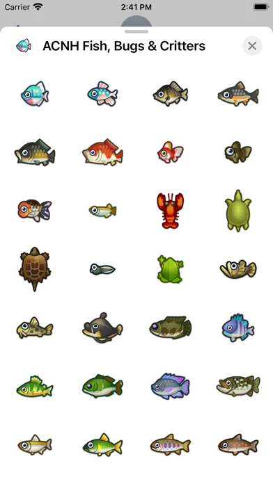 ACNH Fish, Bugs & Critters Screenshot