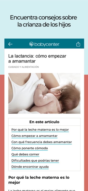 Imitación nuestra montón BabyCenter - Embarazo y bebé en App Store
