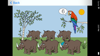 Animals in Africa - Math App Screenshot