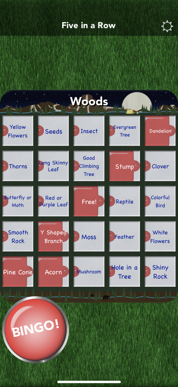 Scavenger Bingo