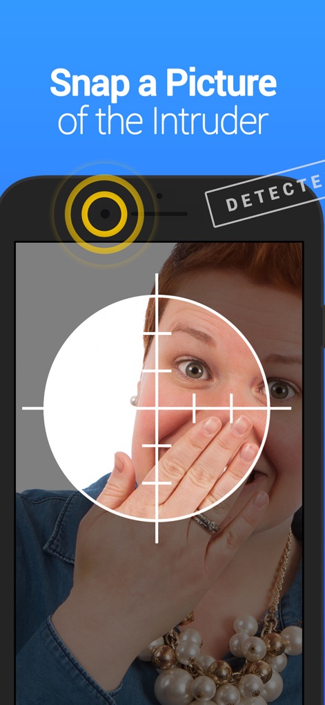 Vault - Hide photos & videos - 不正なパスワード入力があった際、この機能は侵入者の顔を自動で撮影し、試行時刻を記録します。