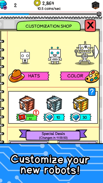 Robot Evolution: Machine Merge screenshot-3