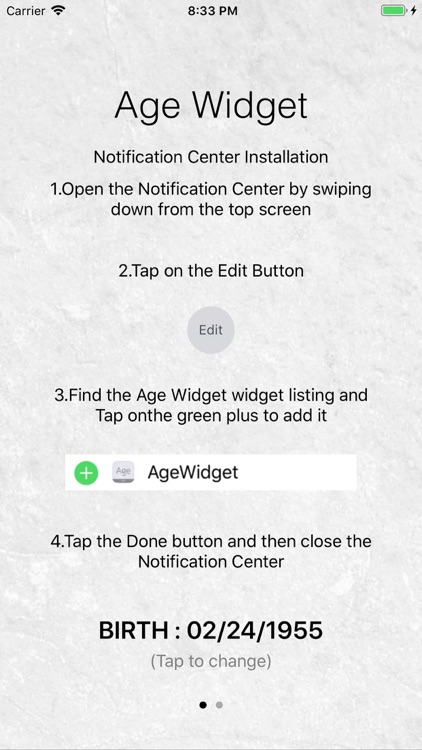 Age Widget