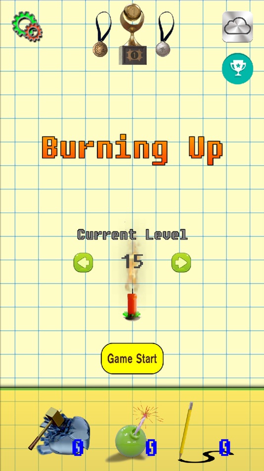 #1. Brain Power Puzzle: Burning Up (iOS) 由: Jinu Kim