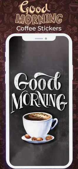 Game screenshot Good Morning Coffee Stickers apk