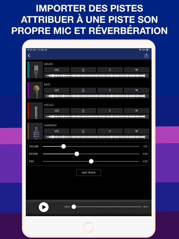 Screenshot #5 pour MicSwap MultiTrack: Microphone