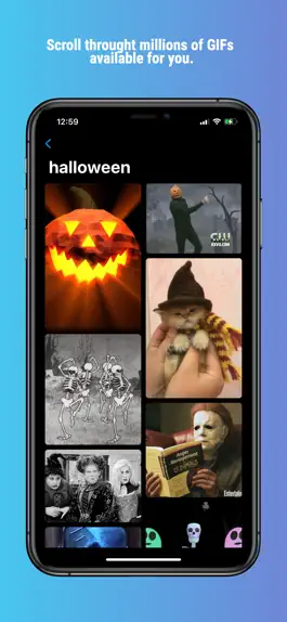 Game screenshot GifSkip: Search & Share Gif apk