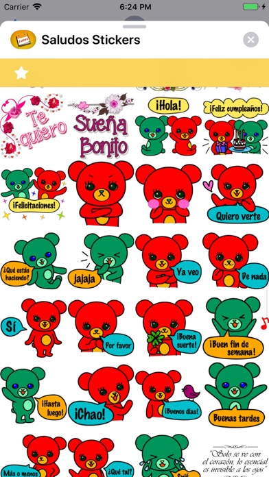 Saludos Stickers Screenshot