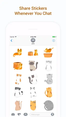 Game screenshot Cute Cat Chat Funny Stickers hack