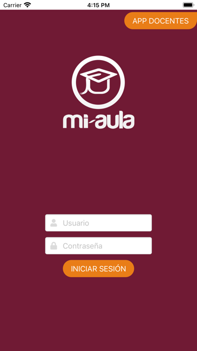 Mi Aula Docentes Screenshot