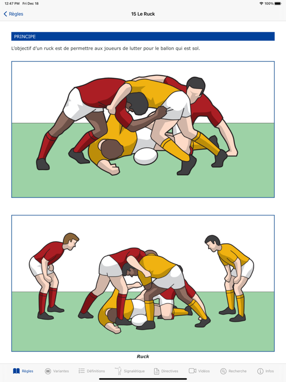 Screenshot #5 pour World Rugby: Les Règles du Jeu