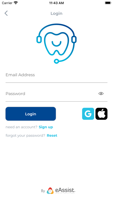 eAssist Teledentistry Screenshot