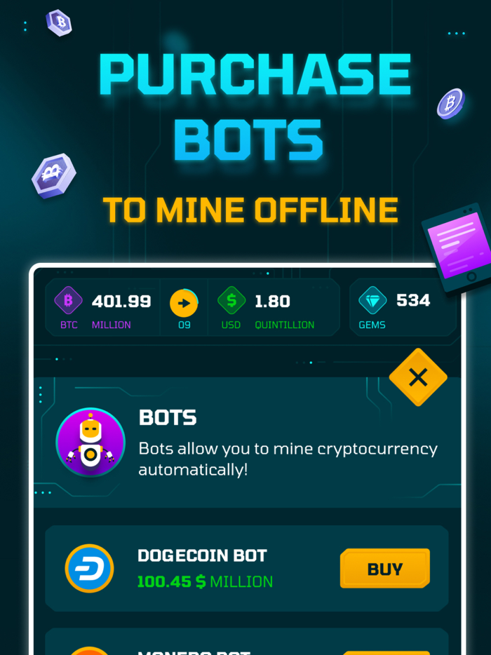 Idle Crypto Miner Game