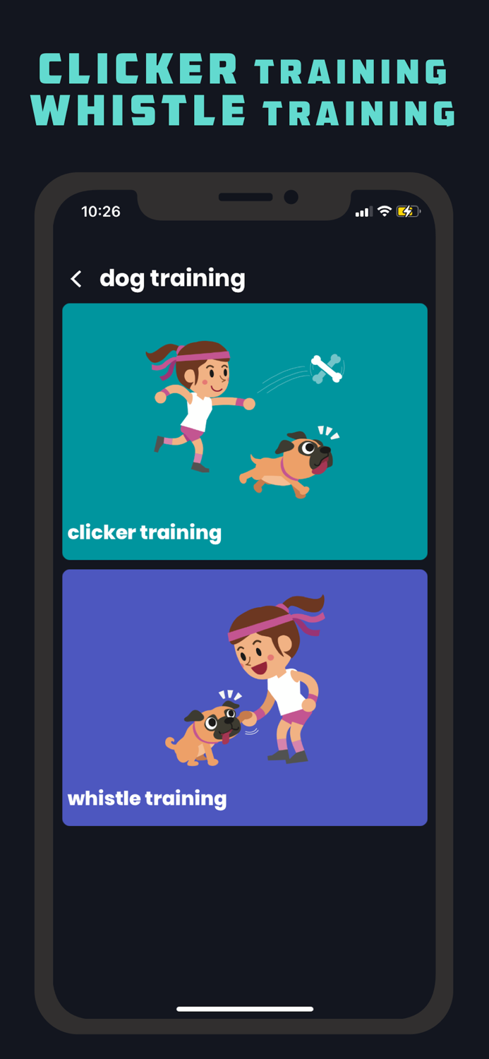 Dog Whistle and Clicker