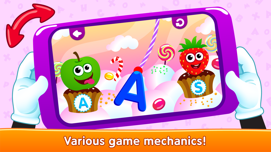 #5. ABC Learning games for kid (iOS) 由: Funny Food: Kids Learning Games