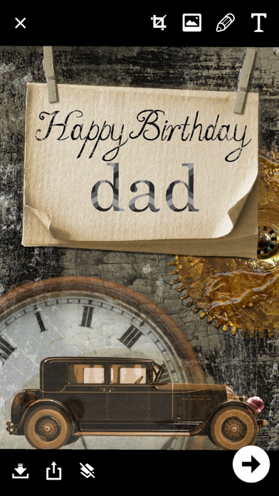 Happy Bday Card Screenshot