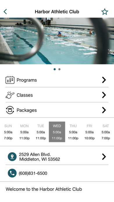 Harbor Athletic Club (HAC) Screenshot