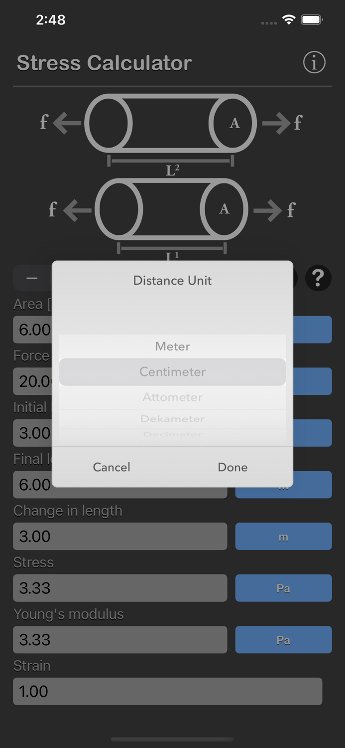 Stress Strain Calculator