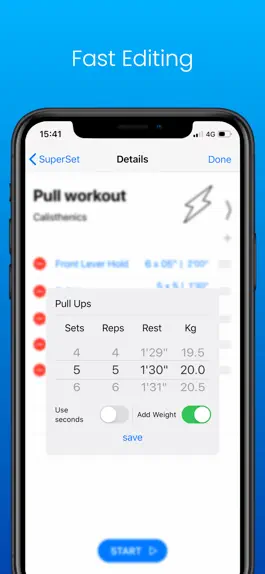 Game screenshot SuperSet - Workout Companion hack