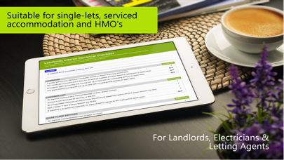 Landlords Electrical Checklist Screenshot