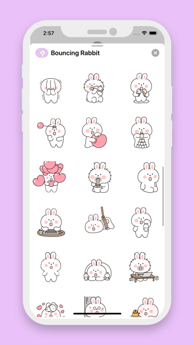 Screenshot #1 pour Bouncing Rabbit Animated