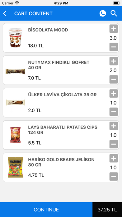 Bulut Market - Sipariş Screenshot