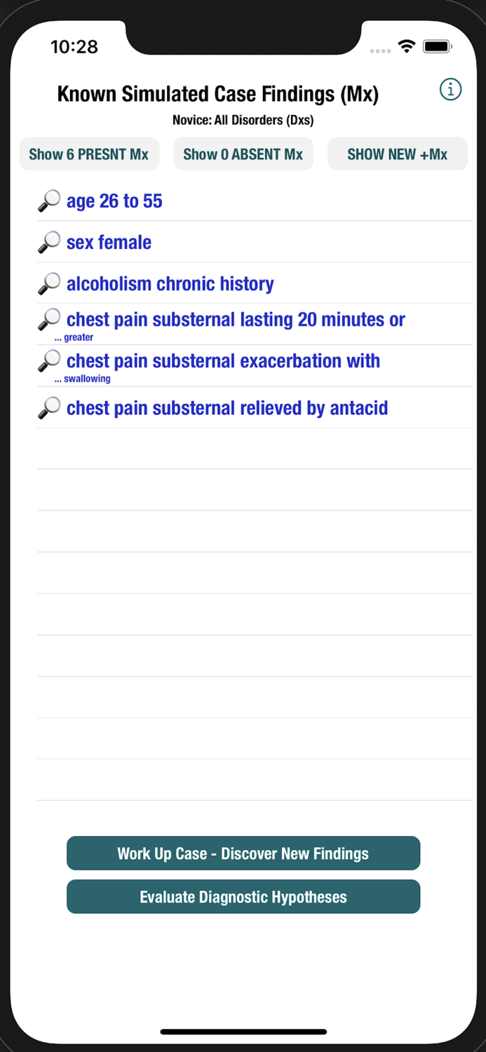 VanderbiltDDx - Case Simulator