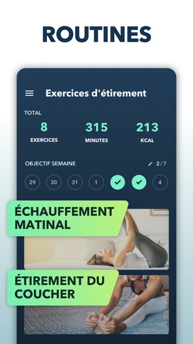 Screenshot #2 pour Étirements et souplesse