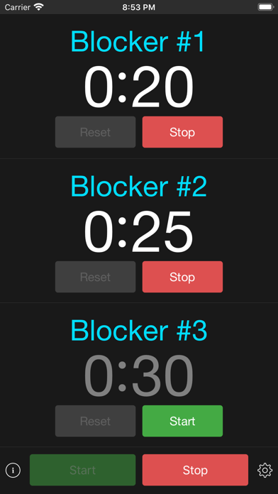 PenaltyTimer Screenshot