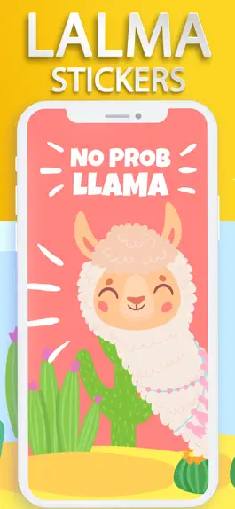 Game screenshot Llama Stickers Emojis apk