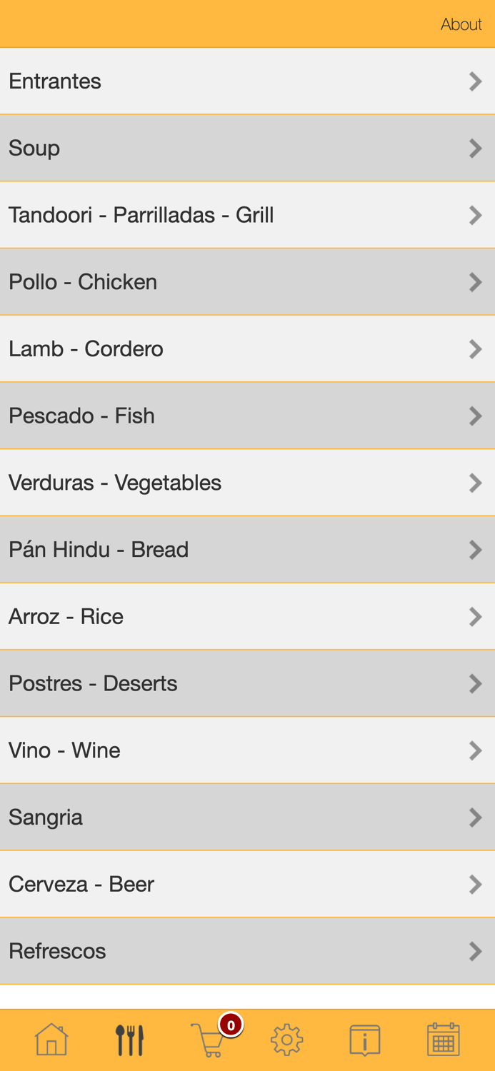 Gandhi Restaurant App