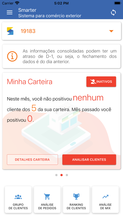 Vendas no SMARTER Screenshot