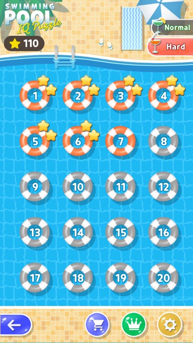IQ Puzzle SwimmingPool Screenshot