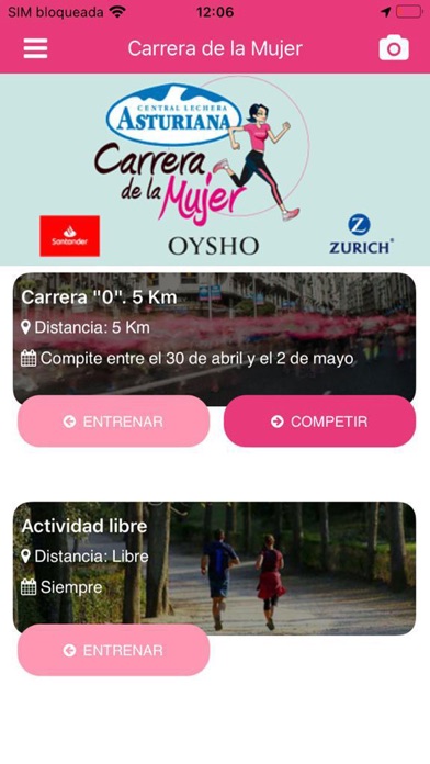 Carrera de la Mujer Screenshot