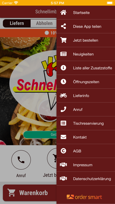 Schnellimbiss Wangen Screenshot