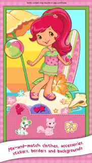 strawberry shortcake dress up iphone screenshot 2