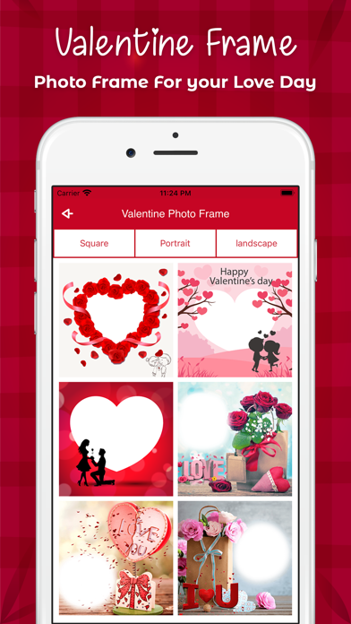 Valentine Love Photo Frame Screenshot