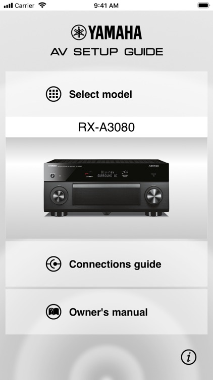 Receiver setup guide yamaha User manual