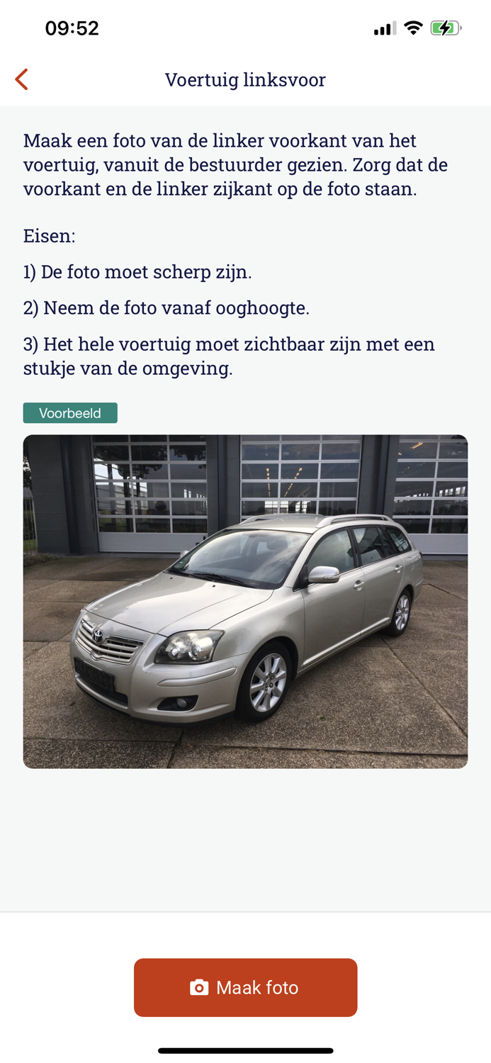 RDW Fotohulp Voertuig