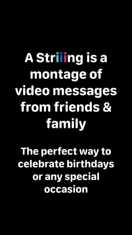 Striiing - Group video gifts