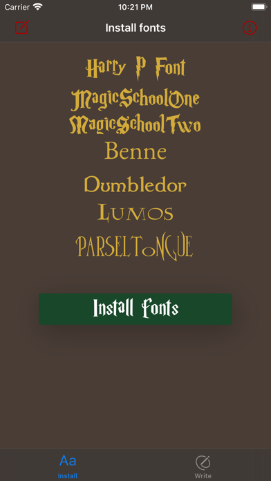 Fonts for Harry Potter themeのおすすめ画像1